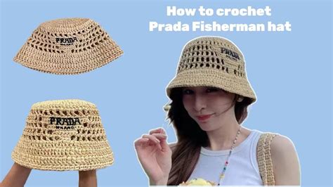 Prada bucket hat crochet pattern